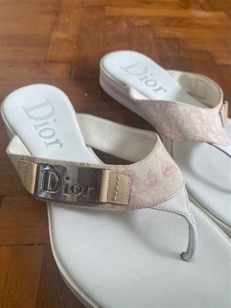 dior sandals ladies|christian Dior flip flops.